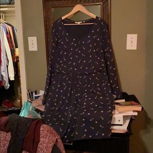 Boden knit dress with long sleeves key detail 16